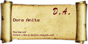 Dora Anita névjegykártya